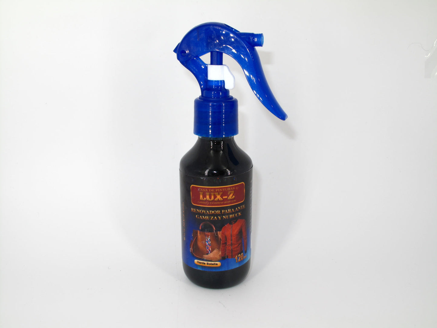 SKU - 1679 -- RENOVADOR LUX-Z VERDE BOTELLA PISTOLA 120 ML