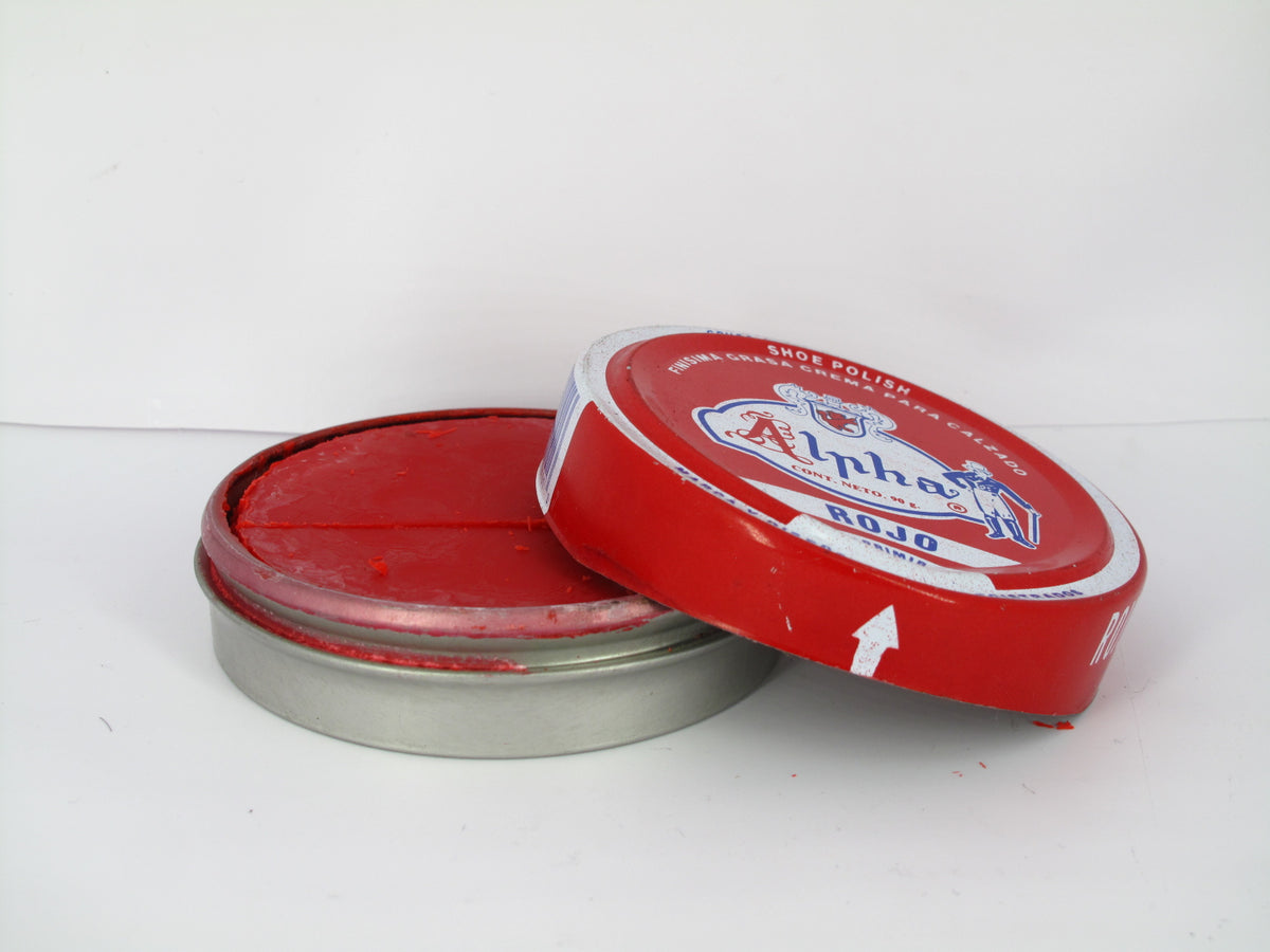 SKU - 1217 -- GRASA CREMA ALPHA ROJO 90 GRS