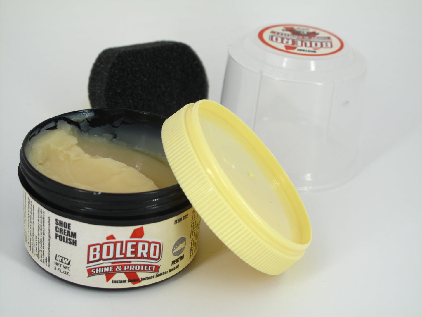 SKU - 1520 -- CREMA BOLERO PARA CALZADO NEUTRO 60 ML