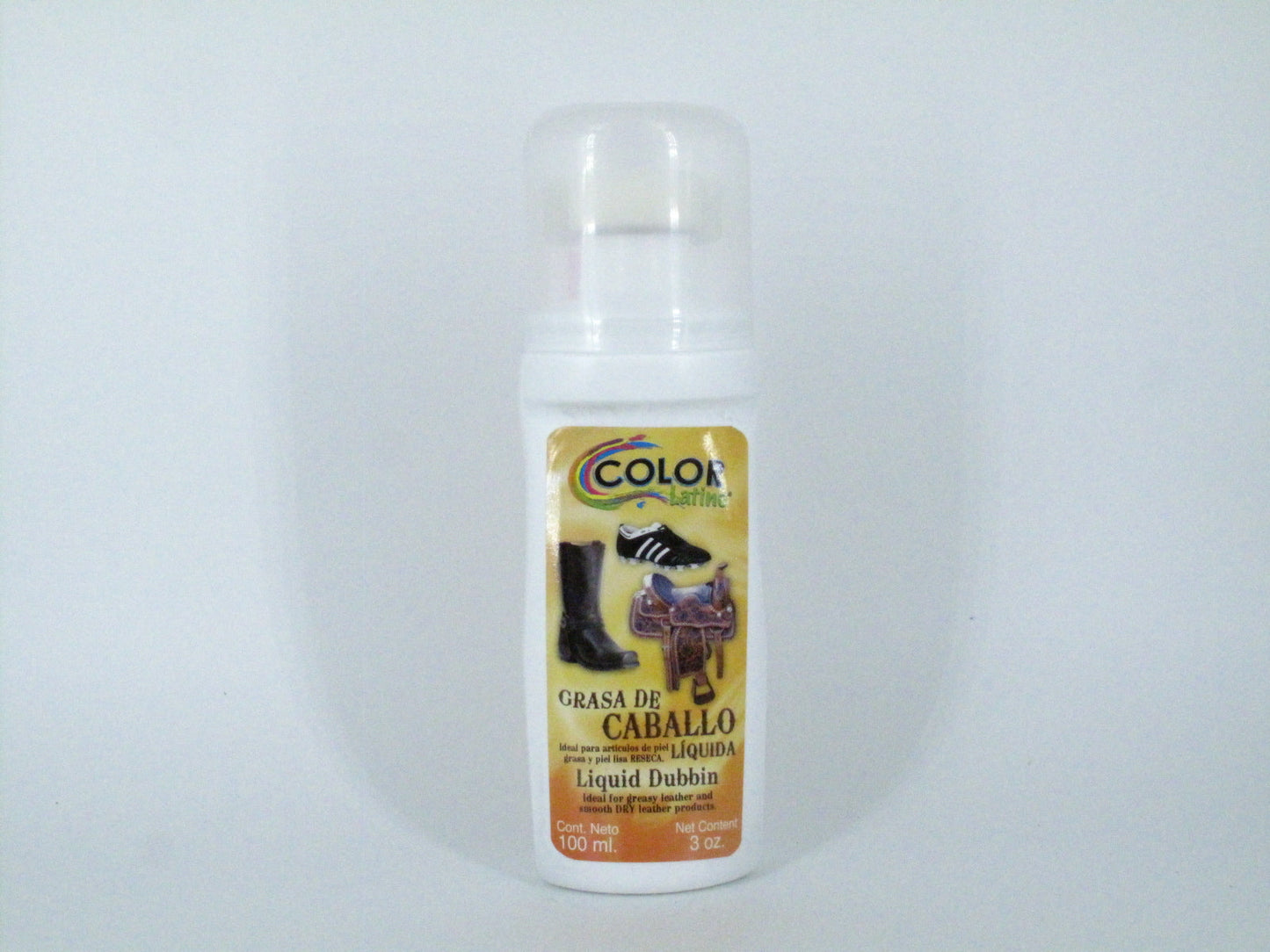SKU - 1234 -- GRASA DE CABALLO LIQUIDA 100 ML COLOR LATINO