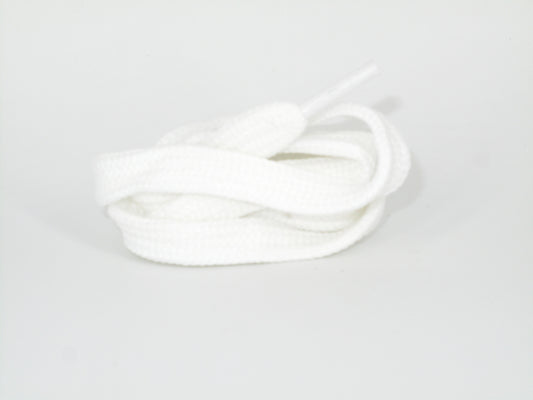 SKU - 1474 -- AGUJETA ALAZCA BLANCO 120 CM 1 PAR