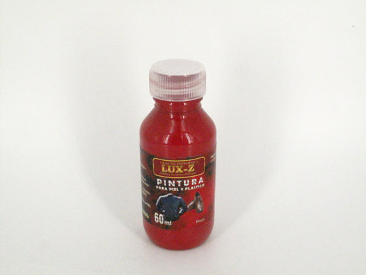 SKU - 1621 -- PINTURA ROJO LUX-Z 60 ML