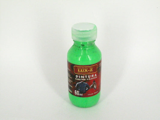 SKU - 1624 -- PINTURA VERDE NEON LUX-Z 60 ML