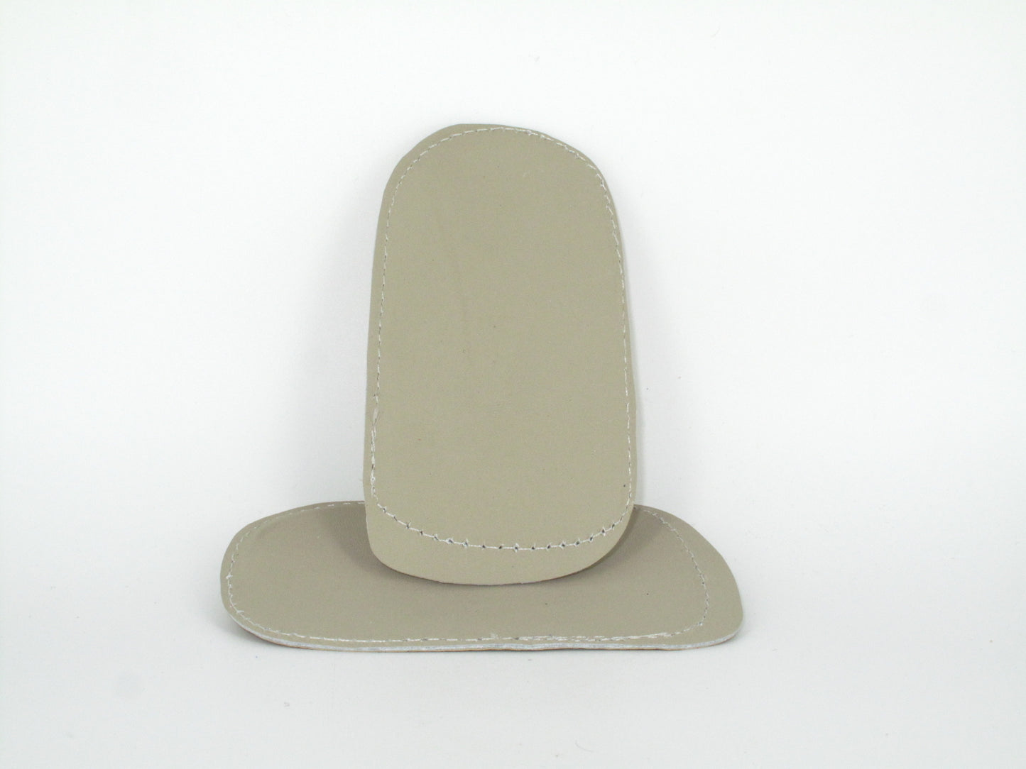 SKU - 1707 -- TALONERAS DE PIEL EN DESNIVEL DAMA 1 PAR