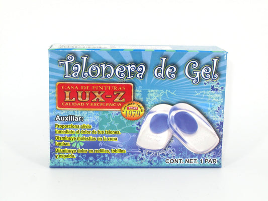 SKU - 1737 -- TALONERAS DE IMPACTO EN GEL CABALLERO LUX-Z 1 PAR.