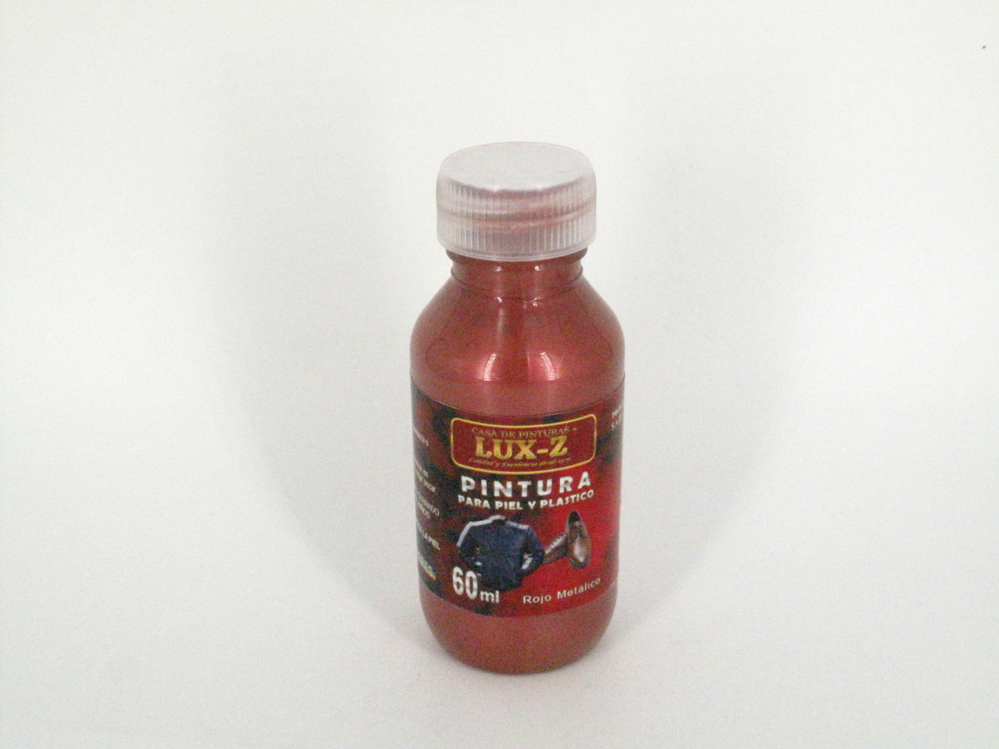 SKU - 1810 -- PINTURA ROJO METALICO LUX-Z 60 ML