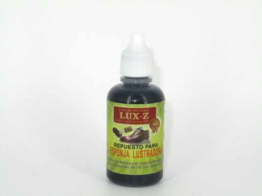 SKU - 1873 -- REPUESTO PARA ESPONJA LUSTRADORA LUX-Z NEGRO 30 ML