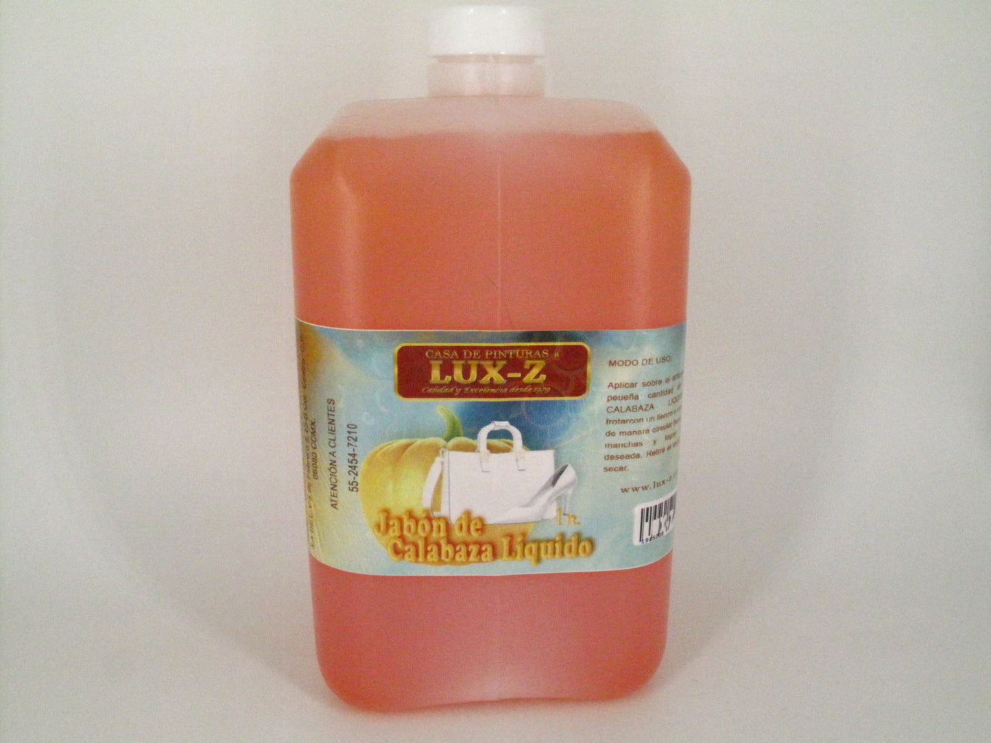 SKU - 1945 -- JABON DE CALABAZA LIQUIDO LUX-Z 1000 ML