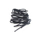 SKU - 2082 -- AGUJETA ENCERADA NEGRO 100 CM 1 PAR