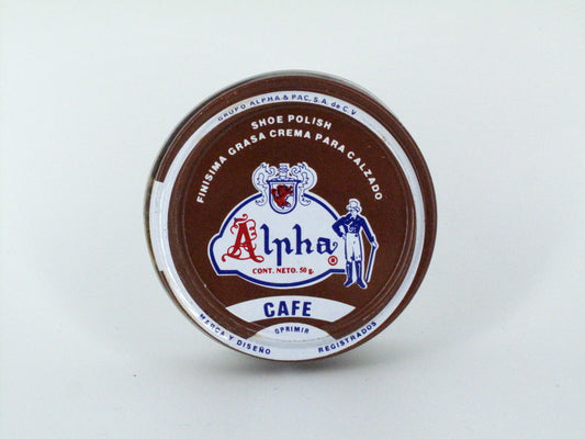 SKU - 1202 -- GRASA CREMA ALPHA CAFE 50 GRS