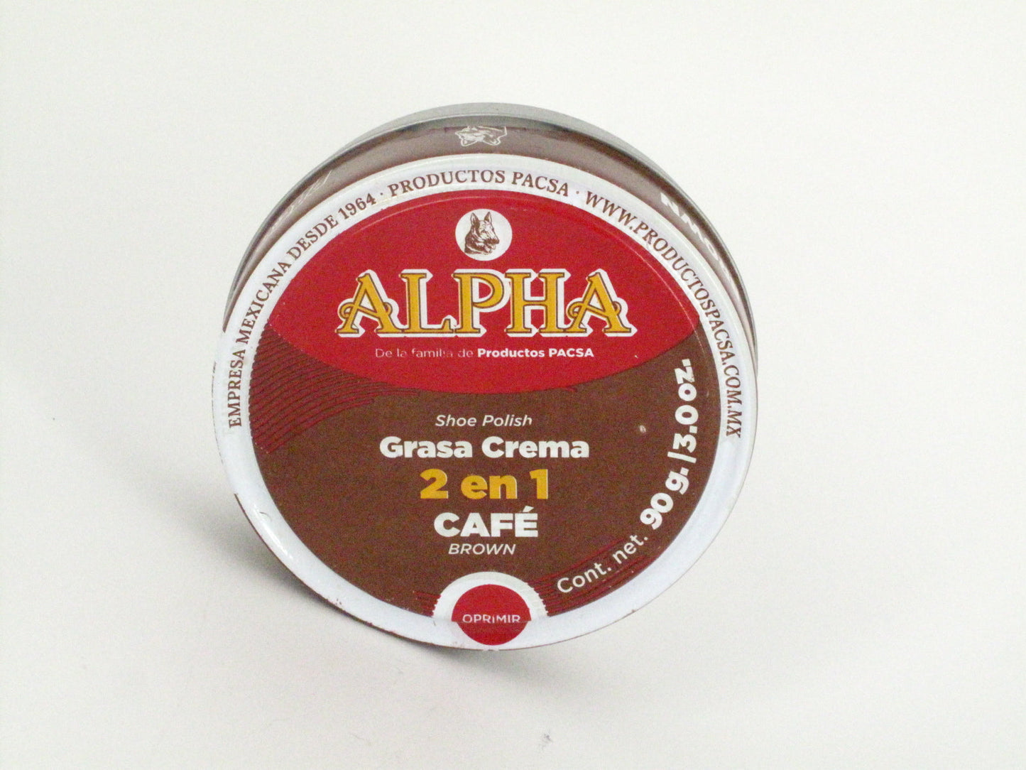 SKU - 1203 -- GRASA CREMA ALPHA CAFE 90 GRS