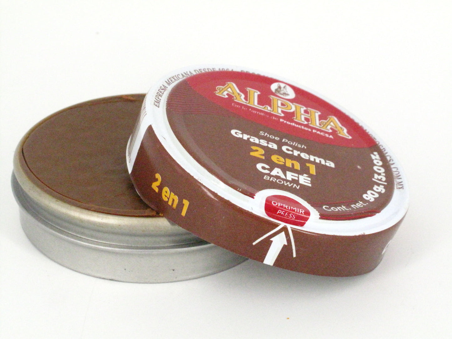 SKU - 1203 -- GRASA CREMA ALPHA CAFE 90 GRS