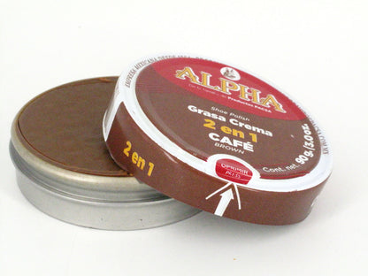 SKU - 1203 -- GRASA CREMA ALPHA CAFE 90 GRS