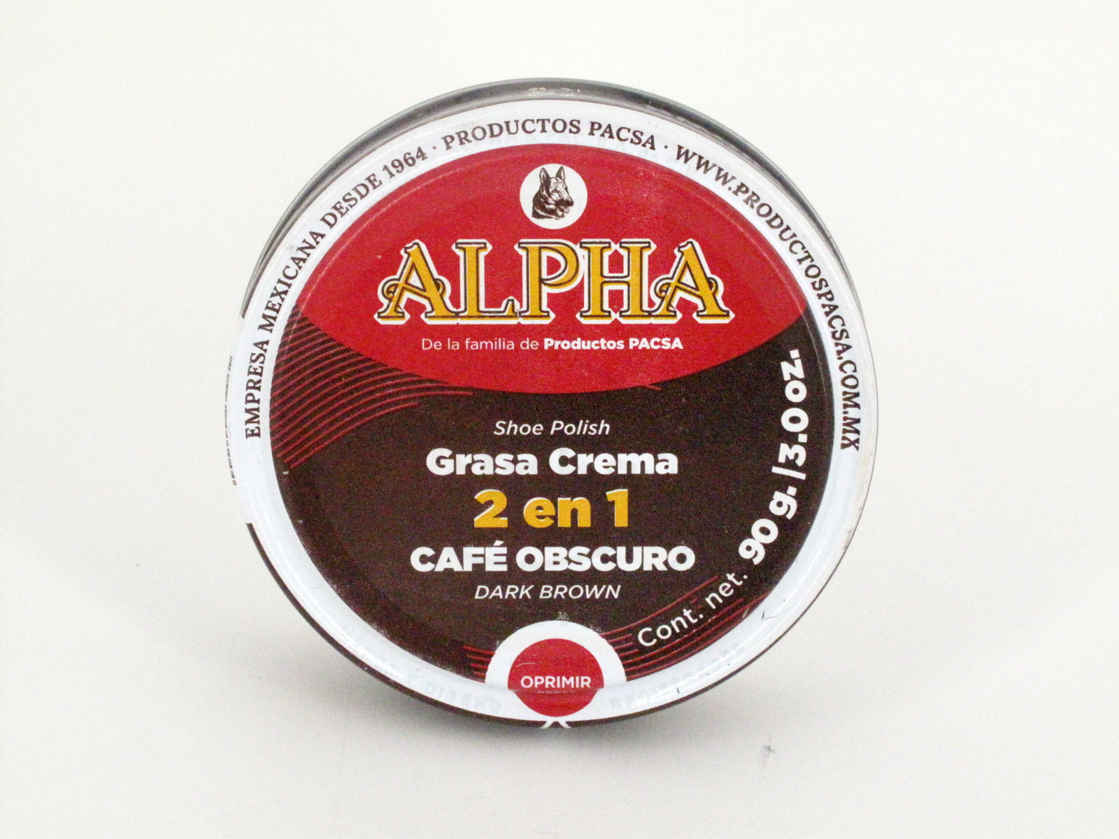 SKU - 1205 -- GRASA CREMA ALPHA CAFE OSCURO 90 GRS – CASA DE PINTURAS LUX-Z