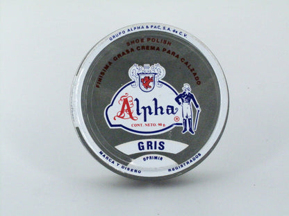 SKU - 1209 -- GRASA CREMA ALPHA GRIS 90 GRS