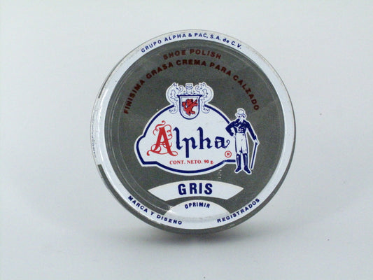 SKU - 1209 -- GRASA CREMA ALPHA GRIS 90 GRS