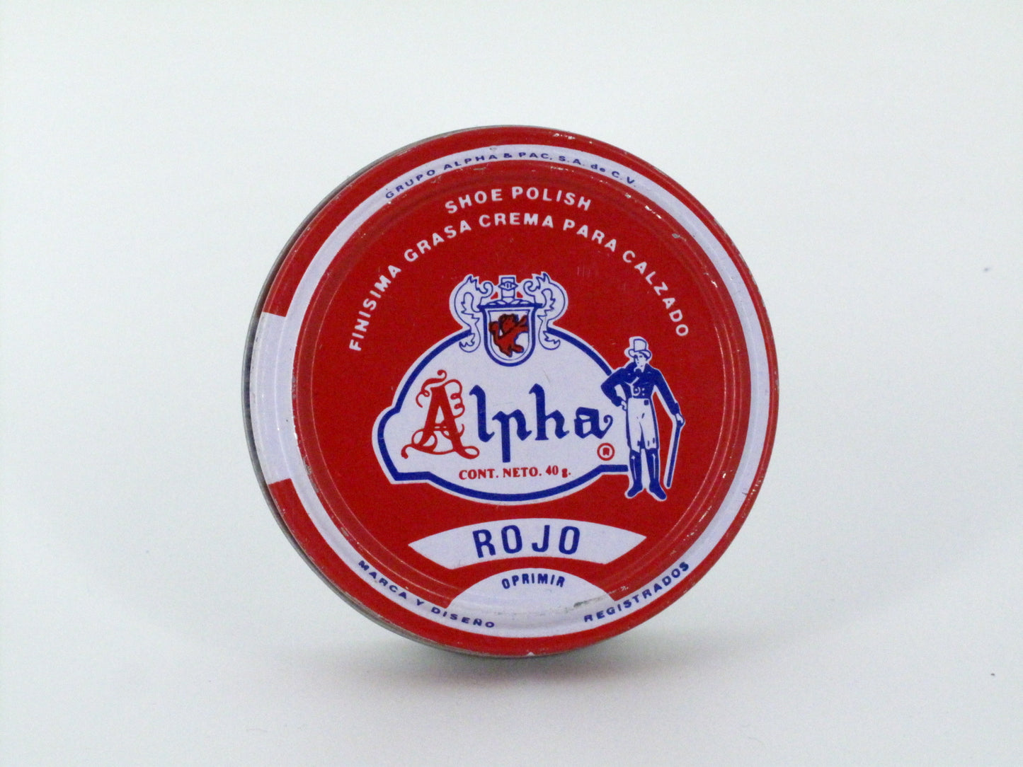 SKU - 1216 -- GRASA CREMA ALPHA ROJO 50 GRS
