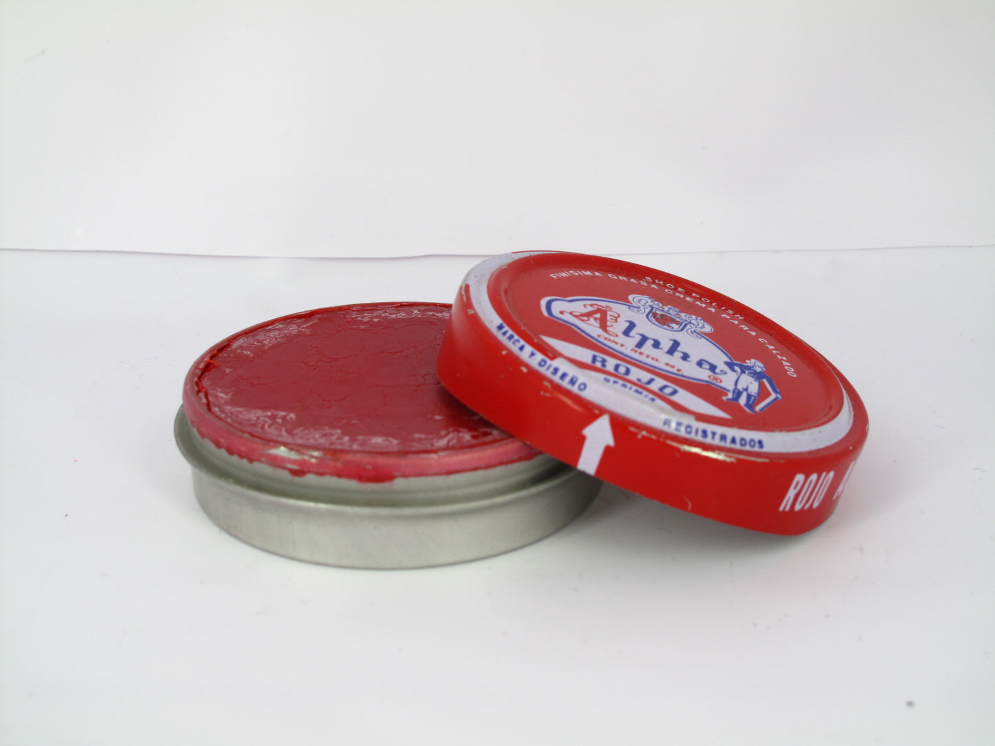 SKU - 1216 -- GRASA CREMA ALPHA ROJO 50 GRS