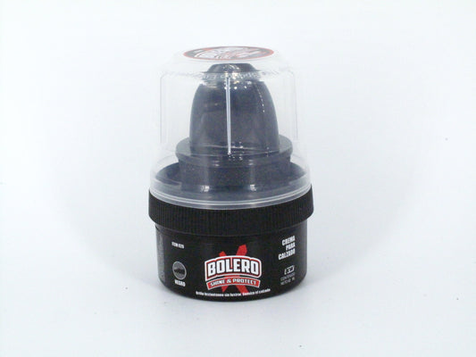 SKU - 1519 -- CREMA BOLERO PARA CALZADO NEGRO 60 ML