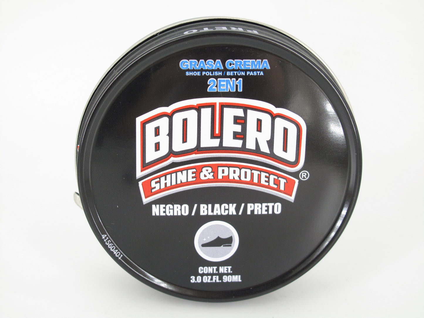 SKU - 2260 -- GRASA CREMA BOLERO NEGRO 90 G