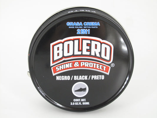 SKU - 2260 -- GRASA CREMA BOLERO NEGRO 90 G