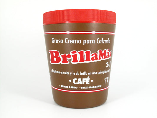 SKU - 1220 -- GRASA CREMA CAFE BRILLO MAS 1 K