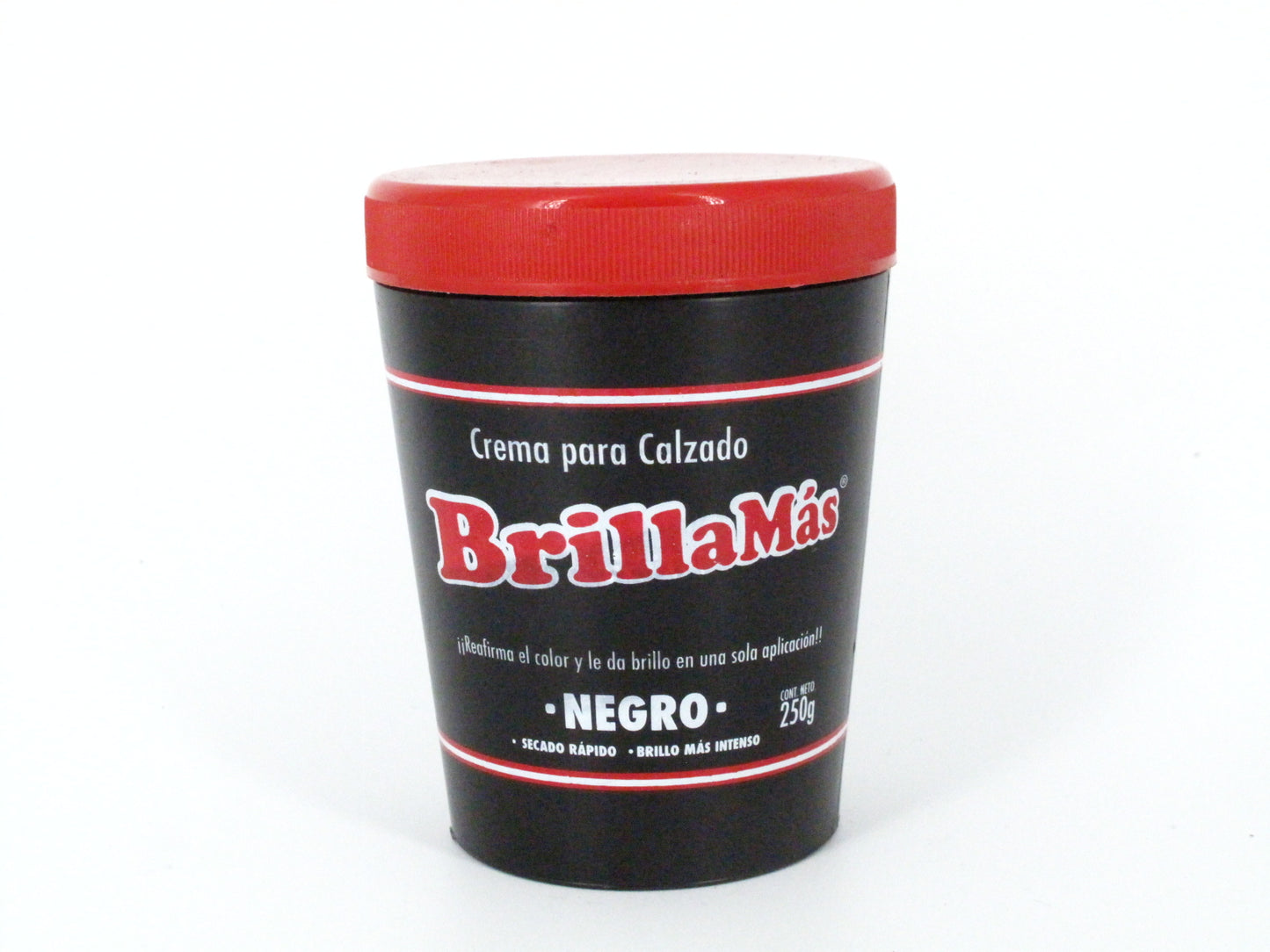 SKU - 1527 -- CREMA PARA CALZADO NEGRO BRILLO MAS 250 G