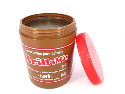 SKU - 1537 -- GRASA CREMA CAFE BRILO MAS 500 G