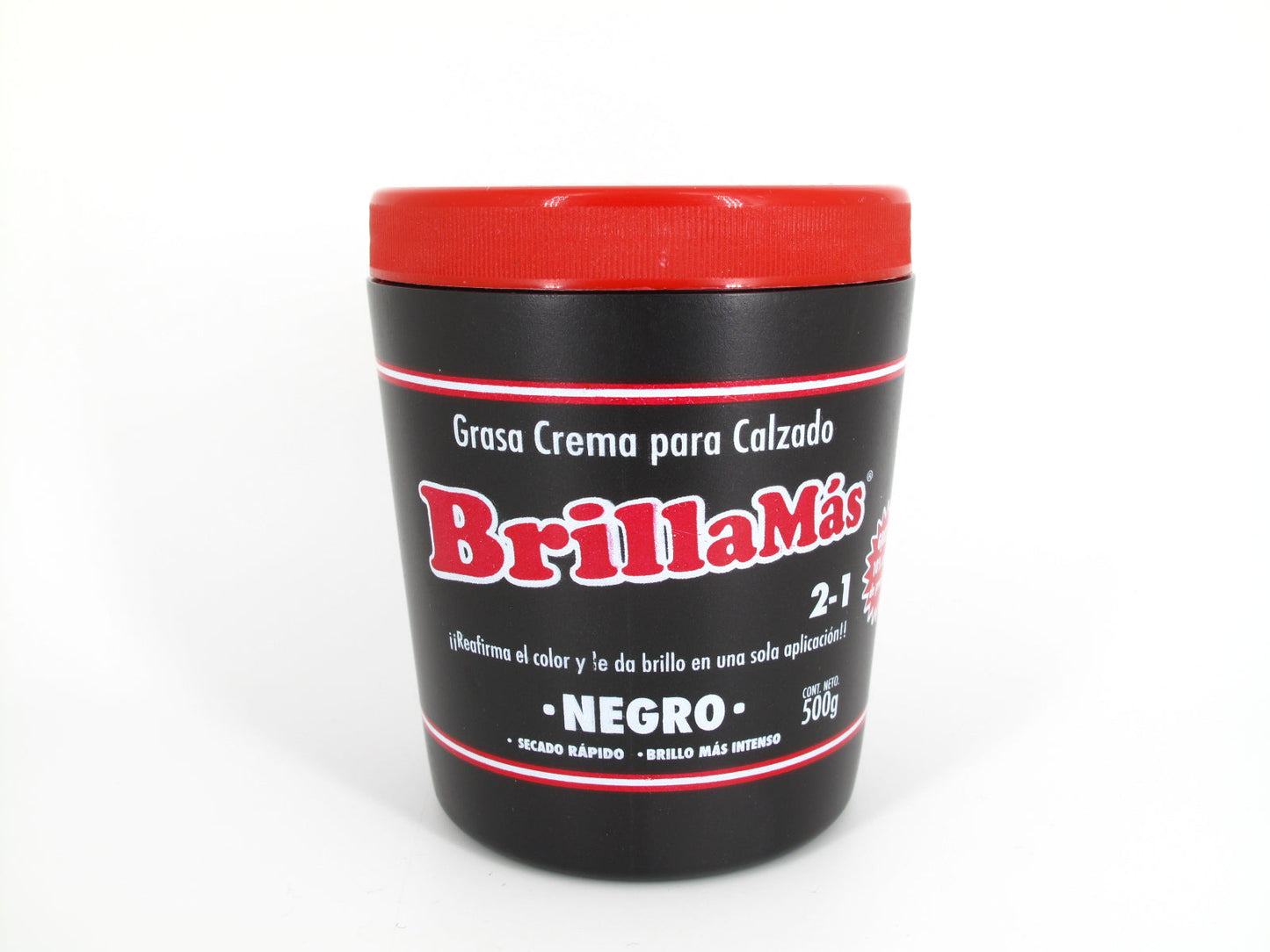 SKU - 2050 -- GRASA CREMA NEGRO BRILO MAS 500 G