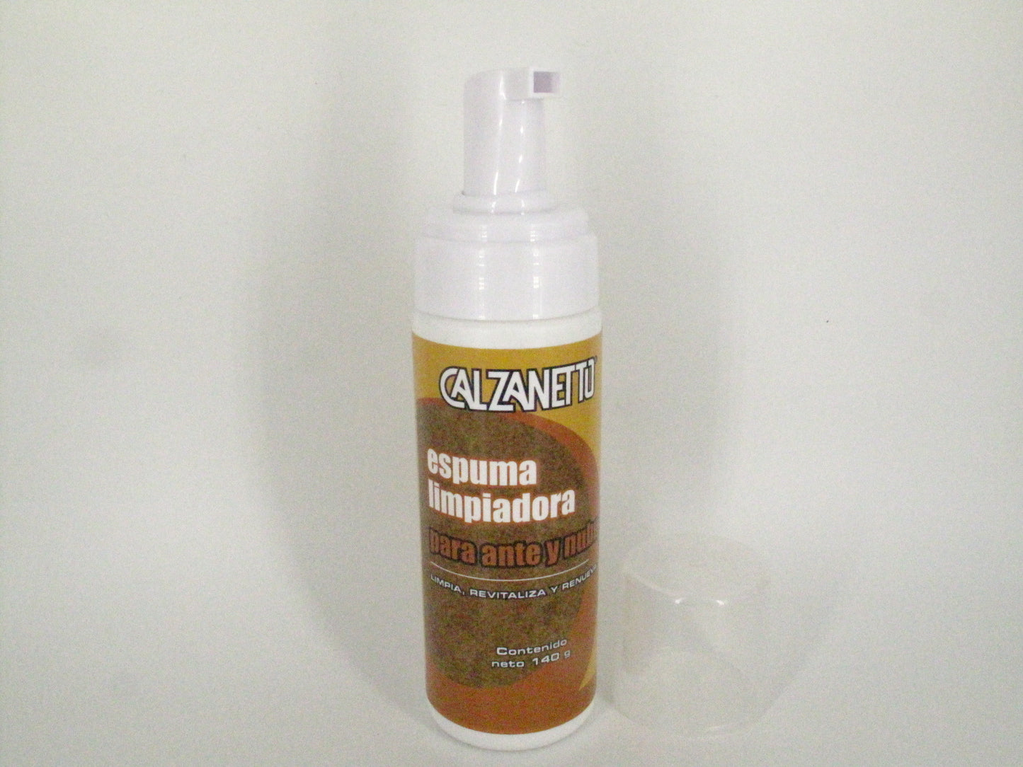 SKU - 1188 -- ESPUMA LIMPIADORA PARA ANTE CALZANETTO 140 GR