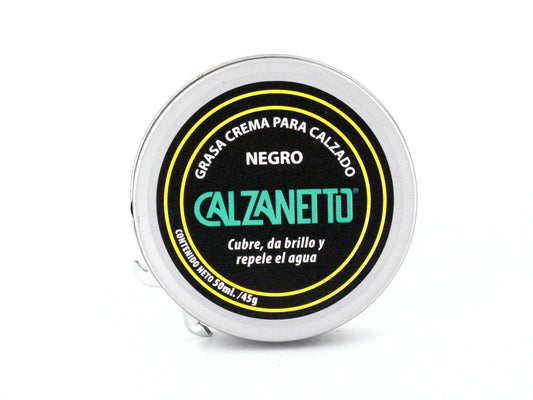 SKU - 1198 -- GRASA - CREMA CALZANETTO NEGRO 45 GRS
