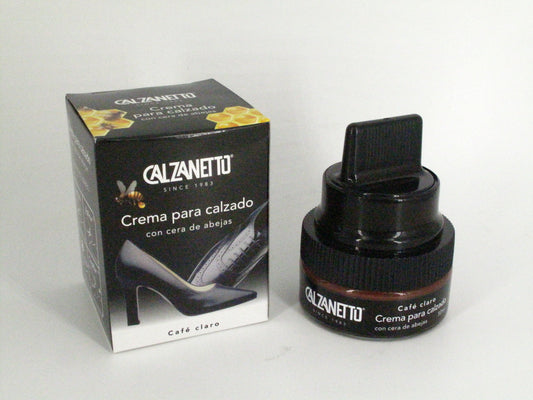 SKU - 2280 -- GRASA CREMA CALZANETTO CAFE CLARO 50ML