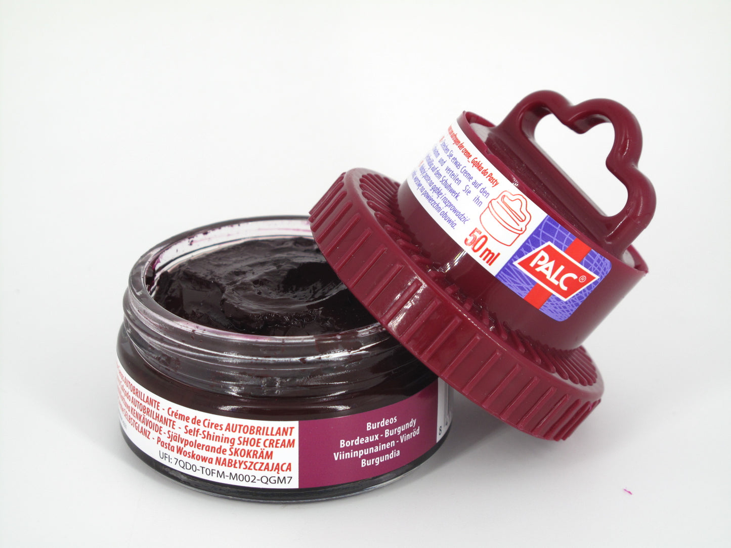 SKU - 1143 -- CREMA CAMALEON DE CERAS AUTOBRILLANTE BURDEOS 50 GRS
