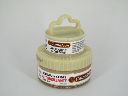 SKU - 1149 -- CREMA CAMALEON DE CERAS AUTOBRILLANTE NEUTRO 50 GRS