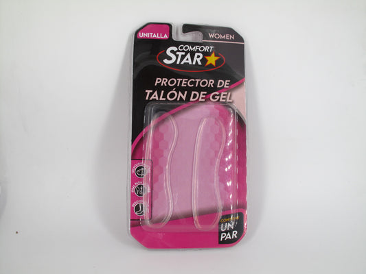 SKU - 2093 -- PROTECTOR DE TALON DE GEL CONFORT STAR 1 PAR