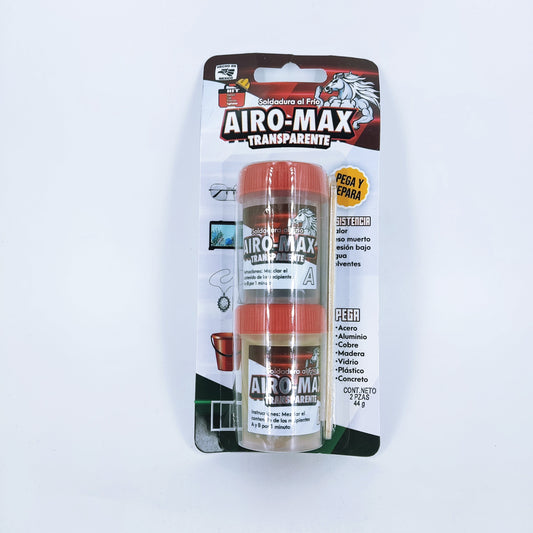 SKU - 2451 -- AIRO MAX TRANSPARENTE ML 2 PZ