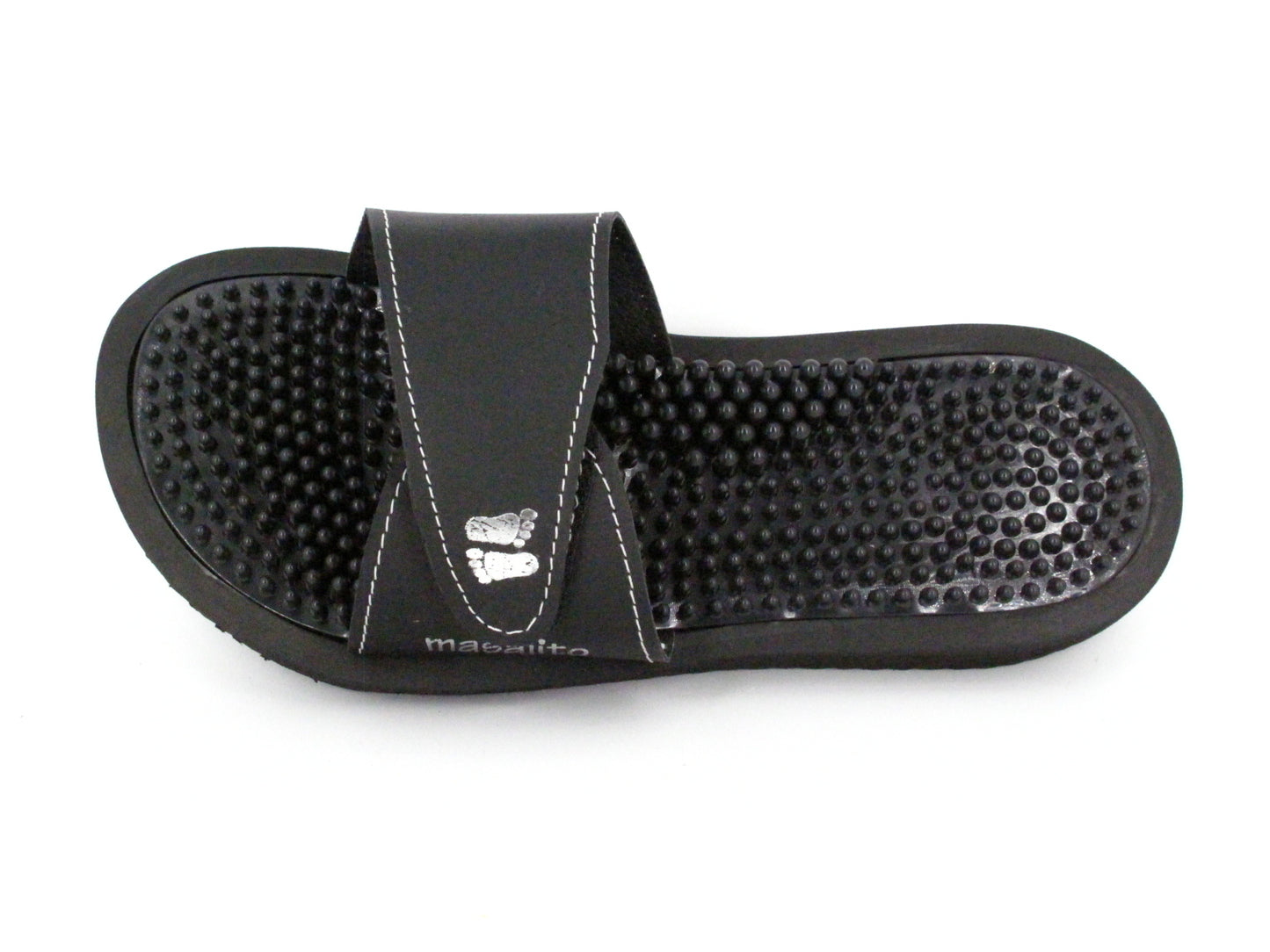 SKU - 1805 -- SANDALIA MASAJITO NEGRO 1 PAR