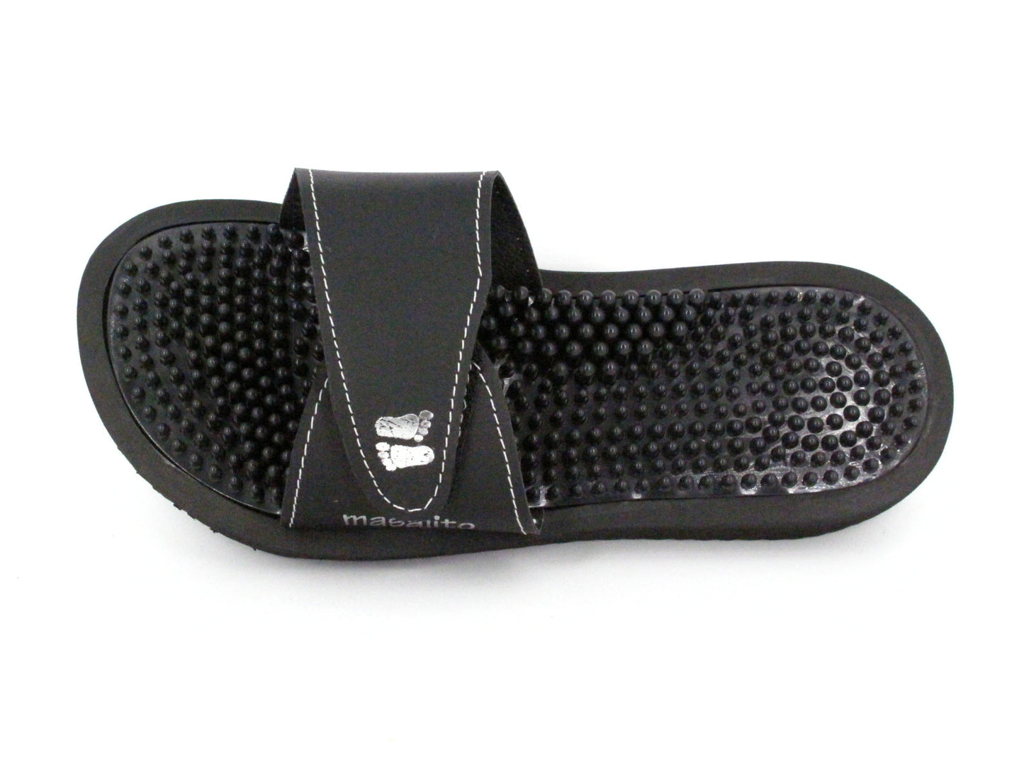 SKU - 1805 -- SANDALIA MASAJITO NEGRO 1 PAR