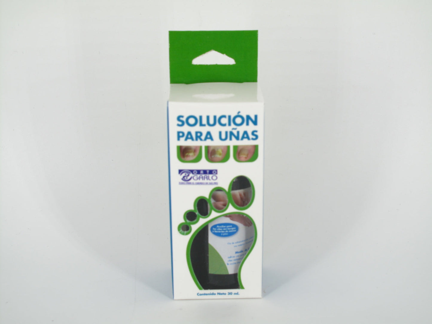 SKU - 1393 -- SOLUCION PARA UÑAS ORTO GARLO 30 ML