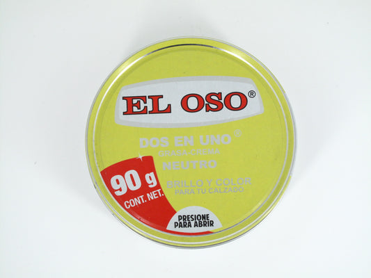 SKU - 1230 -- GRASA CREMA OSO NEUTRO 90 GRS