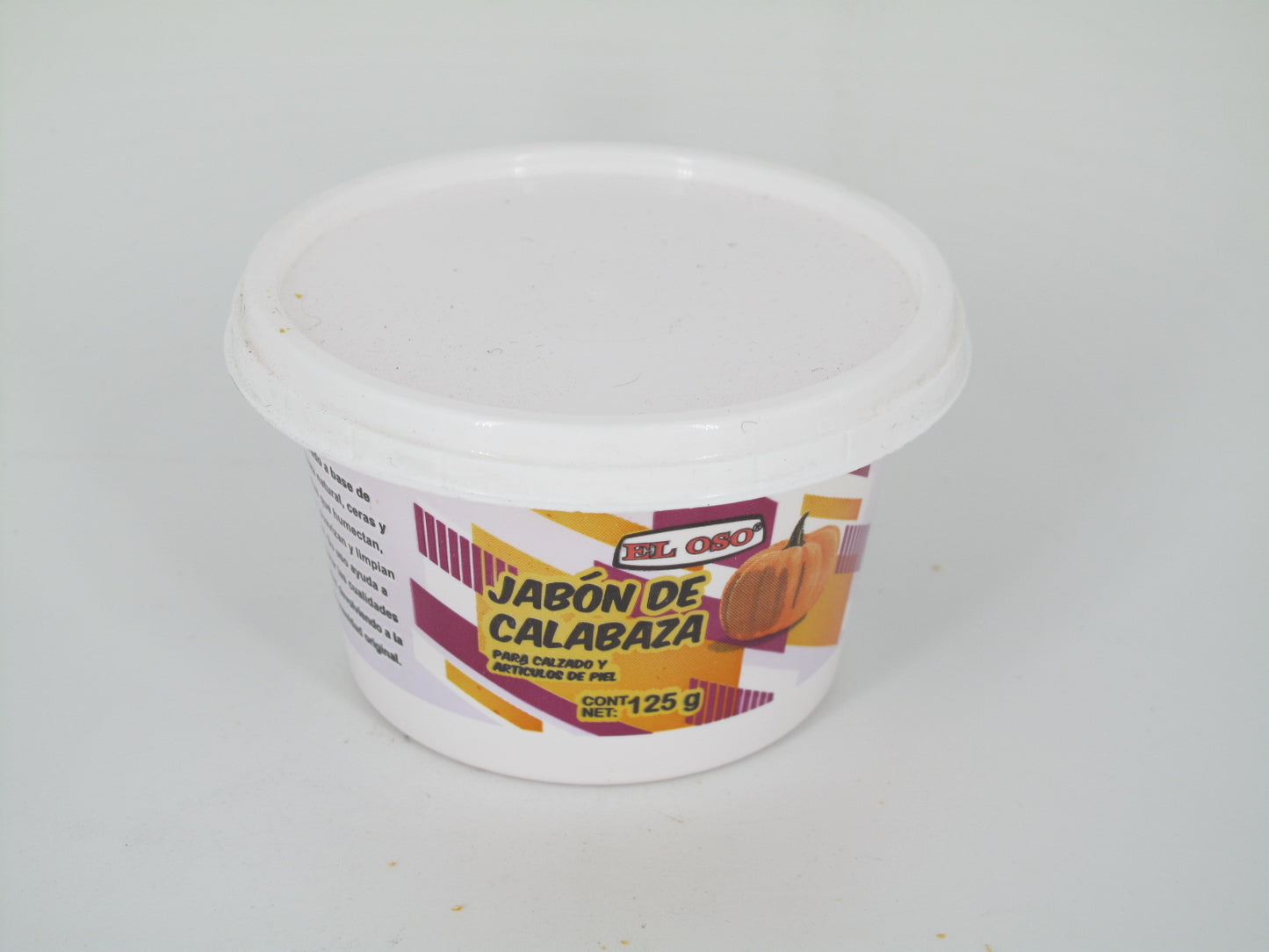 SKU - 1252 -- JABON DE CALABAZA OSO 125 GRS