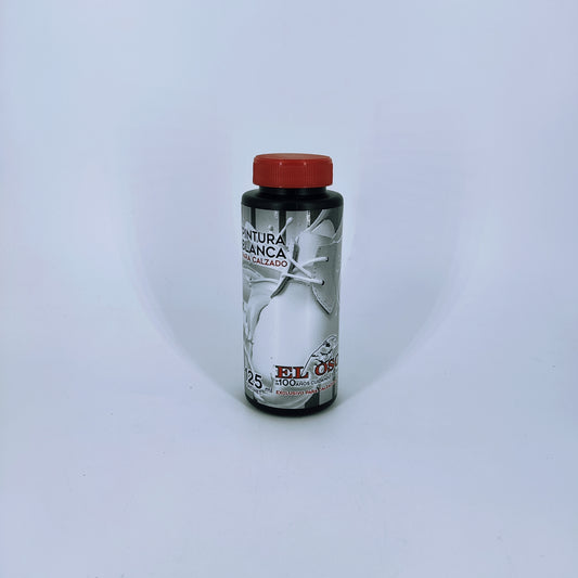 SKU - 2438 -- PINTURA BLANCA PARA CALZADO 125 ML