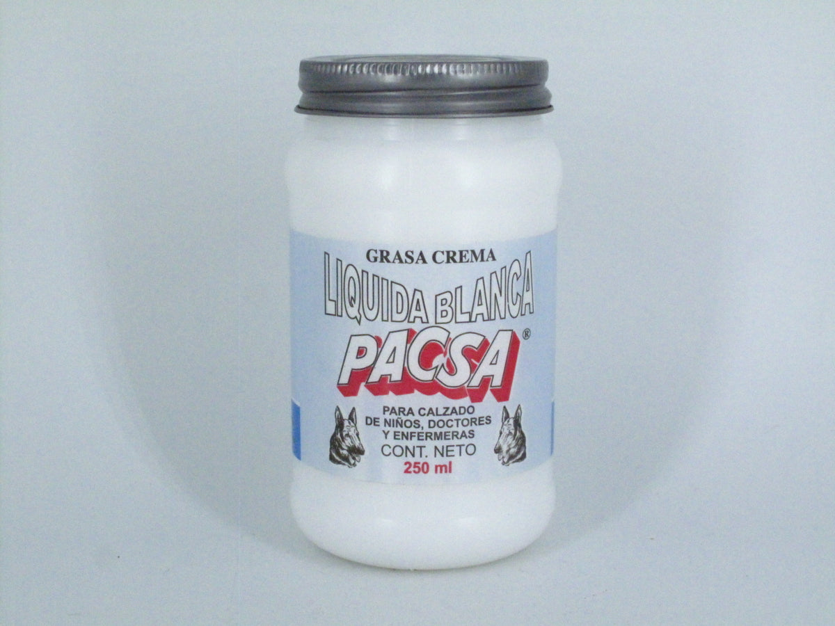 SKU - 1224 -- GRASA CREMA LIQUIDA BLANCO PACSA 250 ML – CASA DE ...