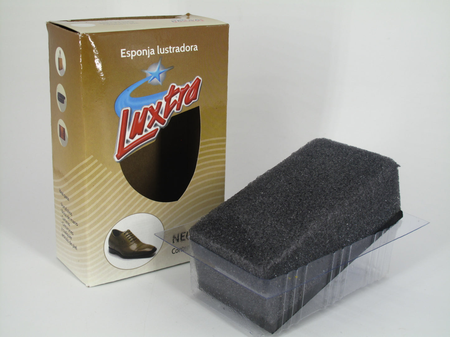 SKU - 1533 -- ESPONJA LUXTRA NEUTRO 1PZ