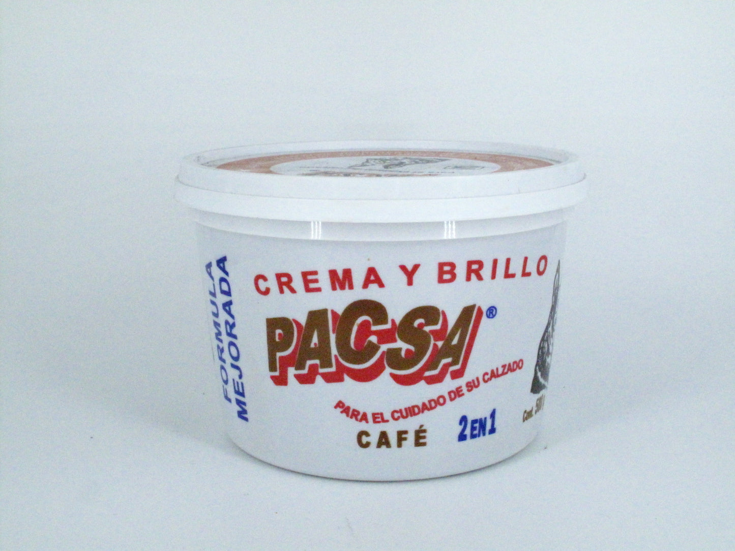 SKU - 1541 -- GRASA CREMA PACSA CAFE 500 GRS