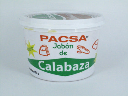 SKU - 1556 -- JABON DE CALABAZA PACSA 500 G