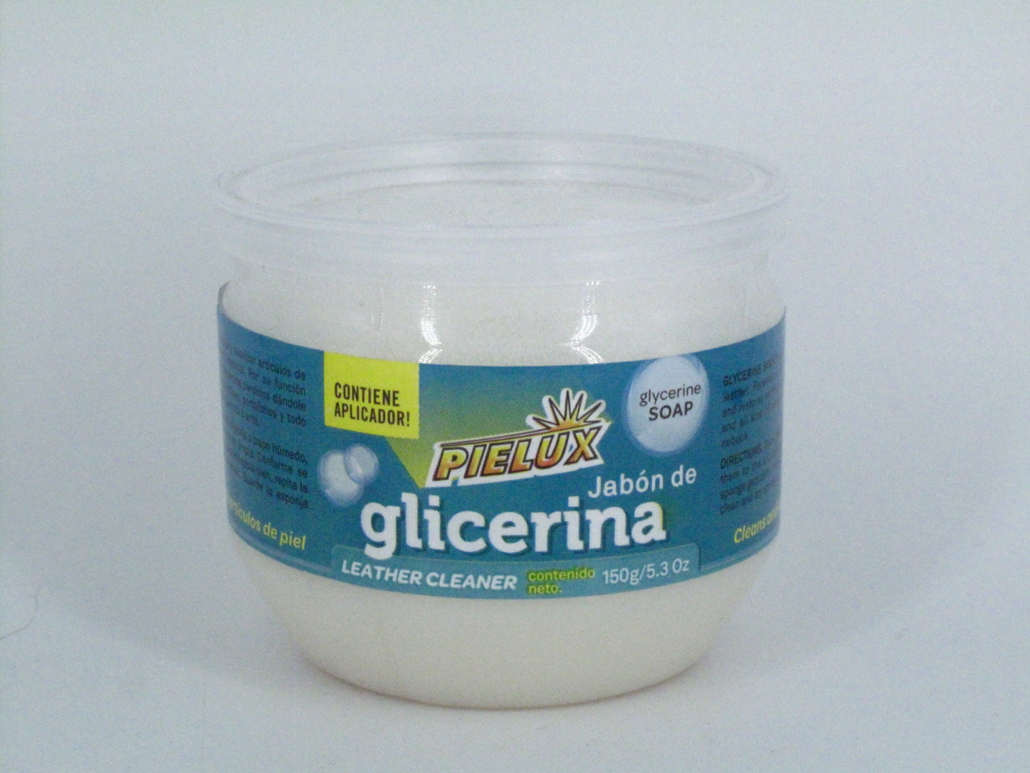 SKU - 1560 -- JABON DE GLICERINA PIELUX CON ESPONJA 150 GRS