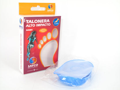 SKU - 1701 -- TALONERA DE GEL SAYCO ALTO IMPACTO DAMA 1 PAR