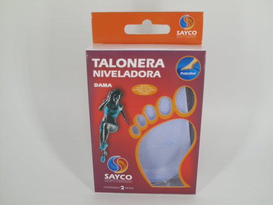 SKU - 1705 -- TALONERA DE GEL SAYCO NIVELADORA DAMA 1 PAR