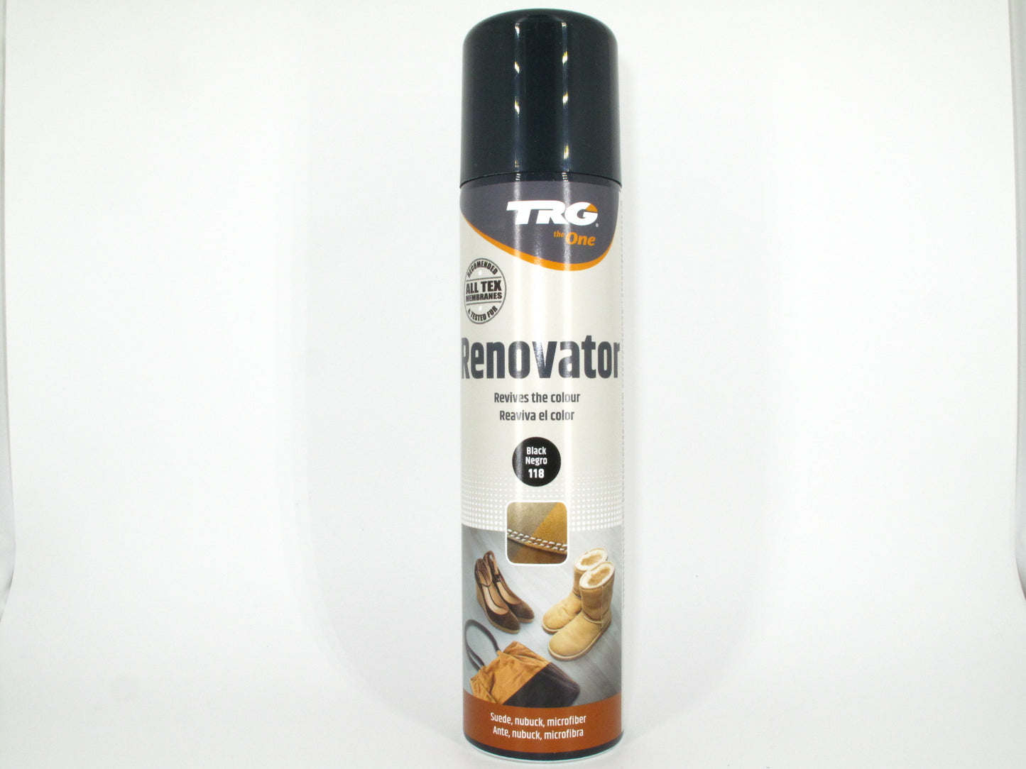 SKU - 1370 -- RENOVADOR SUEDE ANTE TRG NEGRO 250 ML